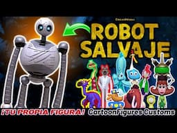 Cómo Hacer Tus Propias FIGURAS Custom - LA ROBOT SALVAJE (ROZ) y CartoonFigures - TOY SHOTS (2024)