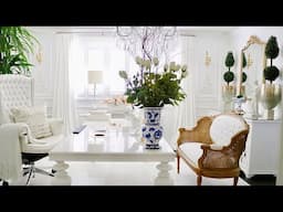 French Decor Office Tour 2024 Luxury Home Office Decorating ideas Vintage Office Decor room Makeover