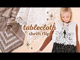 Sewing an Outfit from Vintage Tablecloths | TABLECLOTH THRIFT FLIP