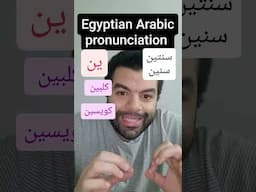 Egyptian Arabic pronunciation for duals and plurals