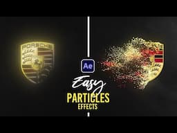 After Effects Tutorial: Particles Logo & Text Animation | Simple Way - Trapcode Particular Tutorial