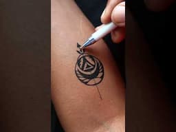 Best trick for making tattoos designs😮 #viralvideo #viralshorts #viral