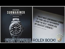 UNBOXING THE FIRST EVER OFFICIAL ROLEX BOOK! | OYSTER PERPETUAL SUBMARINER #submariner #rolex