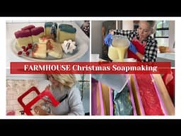 Farmhouse Christmas Soap Making