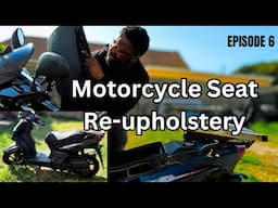 Motorcycle Seat Re-upholstery /VLOG