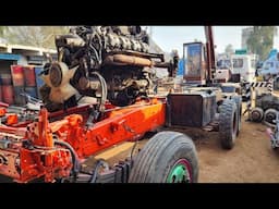 How Broken Truck Chassis Frame Repairing And Restoration Complete Video | Trucks Rebuild Process