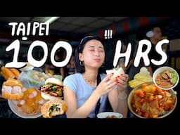 BEST TAIWANESE STREET FOOD in TAIPEI for 100hrs