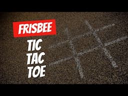 Frisbee Tic Tac Toe