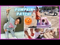 I WENT TO THE PUMPKIN PATCH AND GAME WITH MY BABY COUSINS | YOSHIDOLL