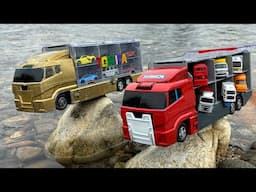 26 kinds of Tomica ☆ Gold & Red Cleaning Convoy [Waterside & Field Edition]