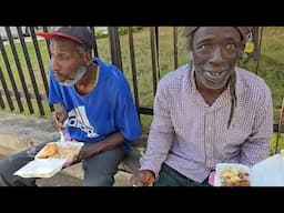 Buying food today for the homeless | Colaz ensuring that they get dinner while he's away