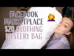 I BOUGHT A MYSTERY BAG OF CLOTHES ON FACEBOOK MARKETPLACE TO RESELL!  *spoiler alert* terrible idea