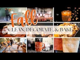 FALL CLEAN & DECORATE WITH ME | Simple Date Night at Home