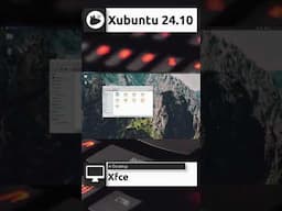 Xubuntu 24.10 Oracular Oriole Quick Overview #shorts