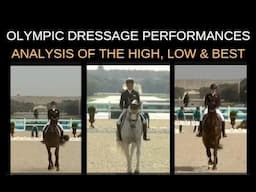 Dressage Olympics Analysis of High, Low & Best Score Veterinary Physiotherapy Critique/Reaction.