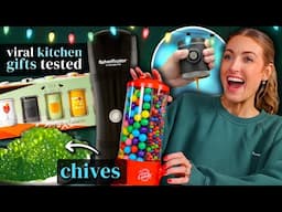 Testing Viral "GIFT GUIDE" RECOMMENDATIONS: KITCHEN EDITION!!