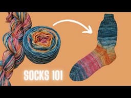 Knit your FIRST SOCKS (top down, with a heel flap and gusset)