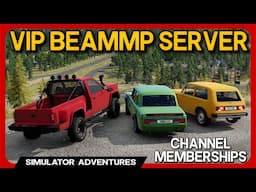 Exclusive BeamMP Server & MORE! - Channel Memberships LAUNCH