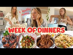 REALISTIC week of dinners | 4 family recipes I cooked this week