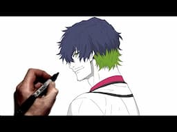 How To Draw Oliver Aiku | Step By Step | Blue Lock