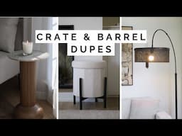 CRATE AND BARREL VS THRIFT STORE | DIY CRATE AND BARREL INSPIRED HOME DECOR