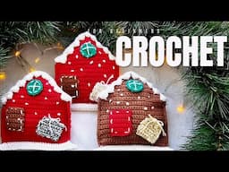 How to Crochet a Christmas Gingerbread House - Easy Crochet Tutorial for Beginners!