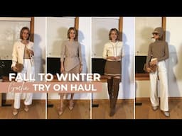 Timeless and Chic Winter Outfits | Goelia Try On Haul