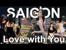 I'm falling in love with you Saigon 🇻🇳 Walking Ho Chi Minh City Vietnam at Night