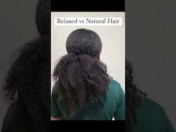 Relaxed vs natural hair