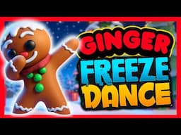 🎄🍪 Gingerbread Man Freeze Dance! 🍪🎄Brain Break for kids | Christmas Just Dance ❄️