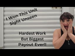 Paid $80 For An Abandoned Storage With Unknown Contents | Hardest Work But Huge Payout! | Part 1