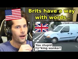 American Reacts to British Drivers Swearing