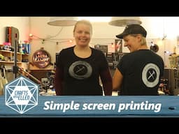 Screen printing with a vinyl cutter