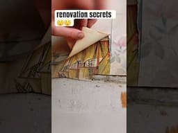 secrets in the walls 😲⛵️ #renovation #oldhouse #oldhouserenovation