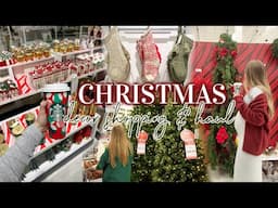 CHRISTMAS DECOR SHOPPING! inspiration, shopping, & haul! Target, Homegoods, Hobby Lobby, Walmart!