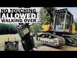 The Art of Levitating an Excavator Over Obstacles – No Touching Allowed!