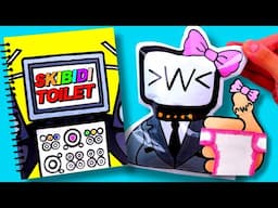 Making a Skibidi Toilet game book 📺🎥(+Squishy surgery)