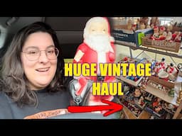 GIANT VINTAGE Holiday Haul! Let's See What I Found at this Amazing Estate Sale!