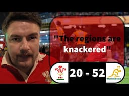 Fans react to worst form in Welsh rugby history! Wales 20- 52 Australia