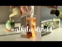 aesthetic drinks from tiktok || homecafe tiktok compilation || ghostmlkq.