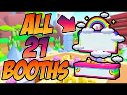 Get ALL 21 Booths *EASY METHOD* In Pet Sim 99!!!!