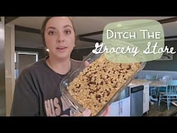 Homemade Grocery Store Swaps | Pantry Restock | Homemade Granola Bars