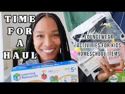 SEPTEMBER HAUL | LOUNGEWEAR | ACTIVITIES | HOMESCHOOL