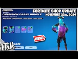 *NEW* CHAMPION DRAKE SET! Fortnite Item Shop [November 22nd, 2024] (Fortnite Chapter 2 Remix)