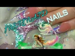 REAL MERMAID ACRYLIC NAILS! | ABSOLUTE NAILS