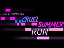 Sing Taylor Swift's Cruel Summer Run | Interactive Vocal Runs Practice