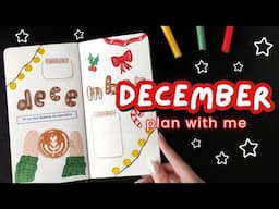 PLAN WITH ME | December Bullet Journal Setup 🎄