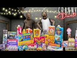 Granny Biggest Diwali Stash Ever 🔥 granny wala game definition | granny grandpa game video ग्रैनी