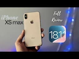 iPhone XS Max on iOS 18.1.1 - What's New 512GB iPhone XS MAX