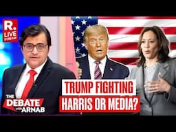 Debate With Arnab LIVE: Western Media Takes Side In US Presidential Elections | US Elections 2024